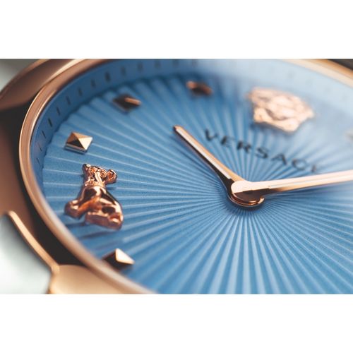 Versace Audrey Quartz Blue Dial Two Tone Steel Strap Watch for Women - VELR00619 Buy Now By Versace