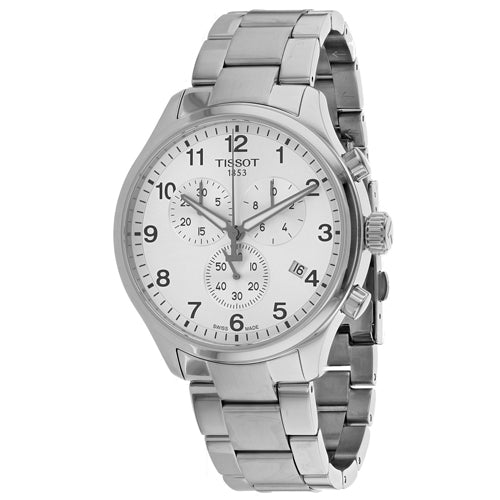 Tissot Chrono XL Classic Silver Dial Silver Steel Strap Watch For Men - T116.617.11.037.00 Buy Now By Tissot