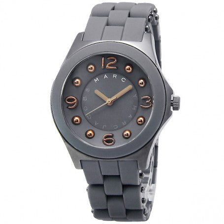 Marc Jacobs Pelly Grey Dial Grey Silicone Strap Watch for Women - MBM2537 Buy Now By Marc Jacobs