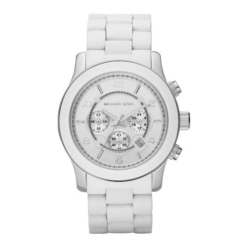 Michael Kors Oversize White Dial White Steel Strap Watch for Men - MK8108 Buy Now By Michael Kors