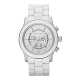 Michael Kors Oversize White Dial White Steel Strap Watch for Men - MK8108 Buy Now By Michael Kors