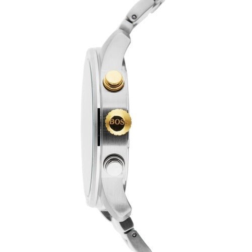 Hugo Boss Professional Black Dial Two Tone Steel Strap Watch for Men - 1513529 Buy Now By Hugo Boss