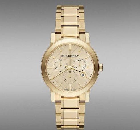 Burberry The City Gold Dial Gold Steel Strap Watch for Women - BU9753 Buy Now By Burberry