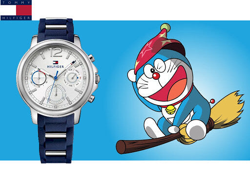 Tommy Hilfiger Claudia White Dial Blue Steel Strap Watch for Women - 1781746 Buy Now By Tommy Hilfiger