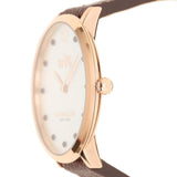 Coach Slim Easton Silver Dial Brown Leather Strap Watch for Women - 14502694 Buy Now By Coach