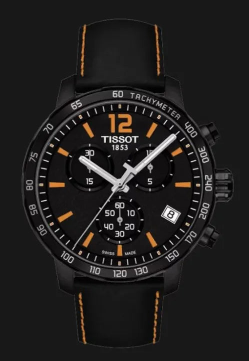 Tissot Quickster Chronograph Black Dial Watch For Men - T095.417.36.057.00 Buy Now By Tissot