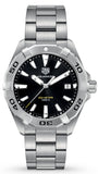 Tag Heuer Aquaracer Black Dial Silver Steel Strap Watch for Men - WBD1110.BA0928 Buy Now By Tag Heuer