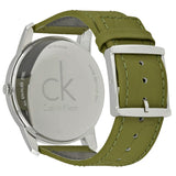 Calvin Klein City Green Dial Green Leather Strap Watch for Men - K2G211WL Buy Now By Calvin Klein