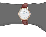 Daniel Wellington Dapper St Mawes White Dial Brown Leather Strap Watch For Women - DW00100091 Buy Now By Daniel Wellington