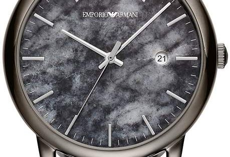 Emporio Armani Luigi Analog Grey Dial Grey Steel Strap Watch For Men - AR11155 Buy Now By Emporio Armani
