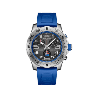 Breitling Endurance Pro Ironman World Championship Grey Dial Blue Rubber Strap Watch for Men - E823103A1M1S1 Buy Now By Breitling