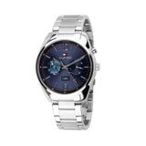 Tommy Hilfiger Deacan Blue Dial Silver Steel Strap Watch for Men - 1791551 Buy Now By Tommy Hilfiger