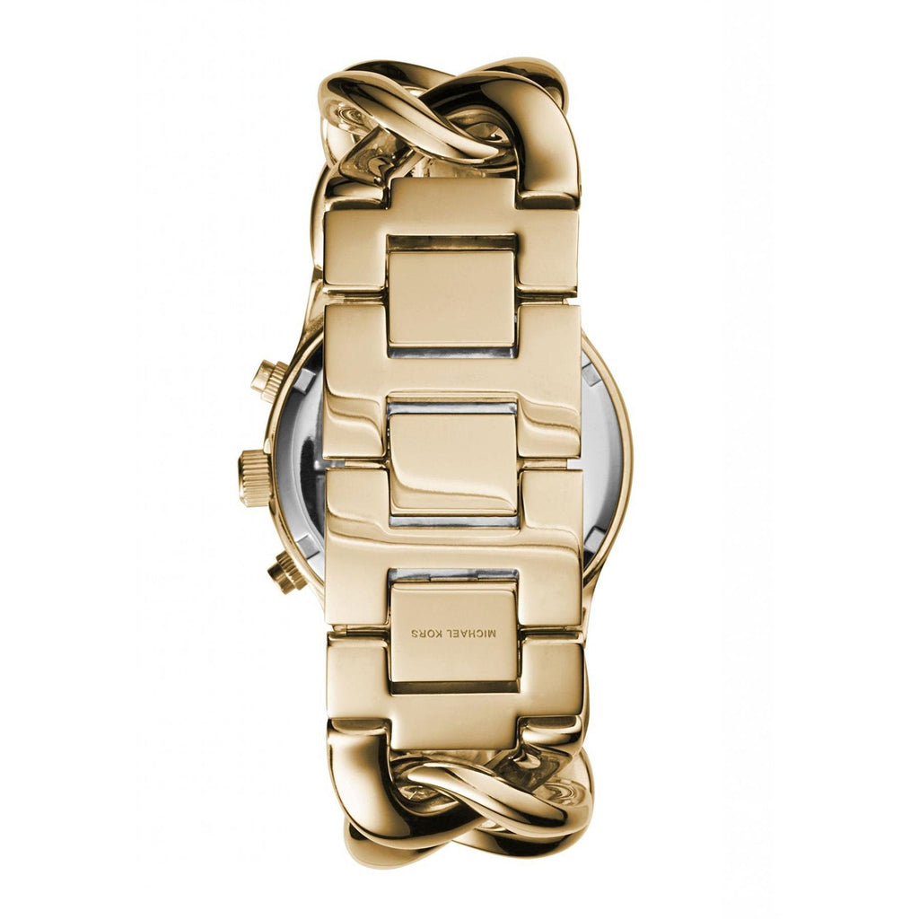 Michael Kors Runway Twist Gold Dial Gold Stainless Steel Strap Watch for Women - MK3131 Buy Now By Michael Kors