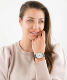 Michael Kors Pyper Quartz Silver Dial Blue Leather Strap Watch For Women - MK7244 Buy Now By Michael Kors