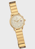 Tommy Hilfiger Blake White Dial Gold Steel Strap Watch for Women - 1781905 Buy Now By Tommy Hilfiger