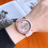 Michael Kors Quartz Pink Dial Pink Silicone Strap Watch For Women - MK6946 Buy Now By Michael Kors