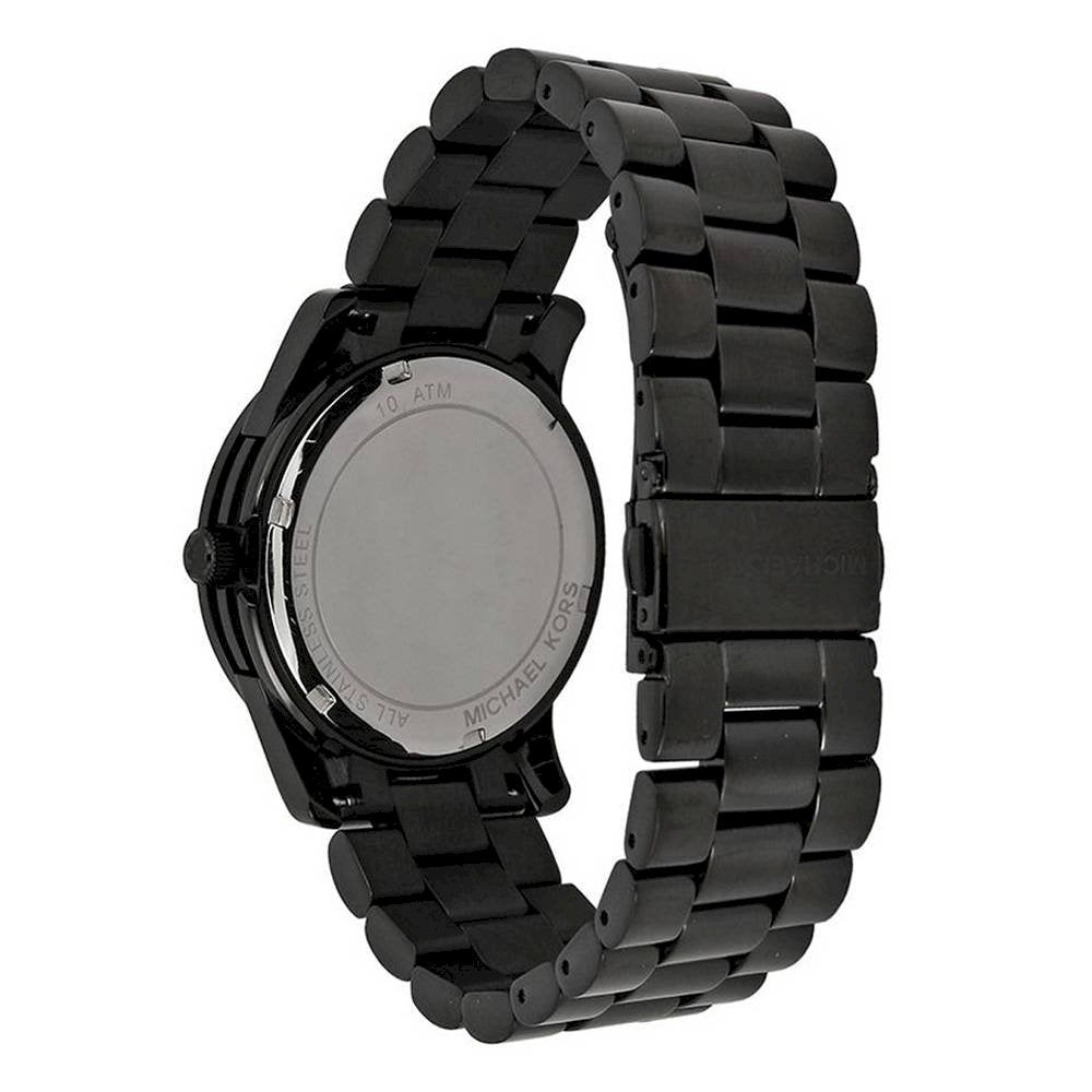 Michael Kors Runway Black Dial Black Steel Strap Watch for Women - MK6057 Buy Now By Michael Kors