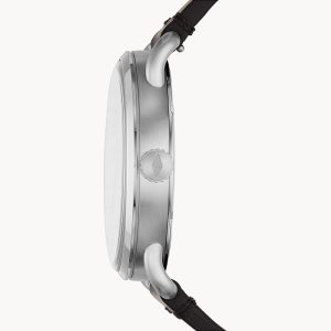 Fossil The Commuter Black Dial Black Leather Strap Watch for Men - FS5406 Buy Now By Fossil