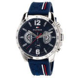 Tommy Hilfiger Decker Blue Dial Blue Rubber Strap Watch for Men - 1791476 Buy Now By Tommy Hilfiger