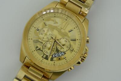 Michael Kors Brecken Chronograph Gold Dial Gold Steel Strap Watch For Men - MK8934 Buy Now By Michael Kors