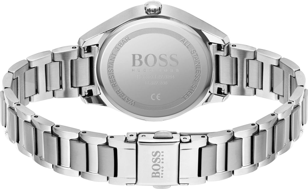 Hugo Boss Grand Course Blue Dial Silver Steel Strap Watch for Women - 1502583 Buy Now By Hugo Boss