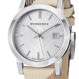 Burberry The City White Dial Brown Leather Strap Watch for Women - BU9113 Buy Now By Burberry
