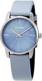 Calvin Klein City Blue Dial Blue Leather Strap Watch for Women - K2G231VN Buy Now By Calvin Klein
