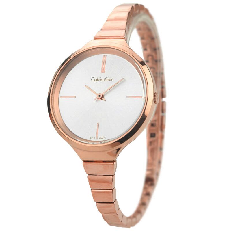 Calvin Klein Lively White Dial Rose Gold Steel Strap Watch for Women - K4U23626 Buy Now By Calvin Klein