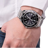 Citizen Promaster Diver Chronograph Black Dial Silver Steel Strap Watch For Men - BN0190-82E Buy Now By Citizen