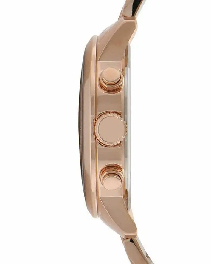Guess Sunrise Quartz Rose Gold Dial Rose Gold Steel Strap Watch For Women - W0330L2 Buy Now By Guess