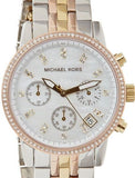 Michael Kors Ritz White Dial Two Tone Steel Strap Watch for Women - MK5650 Buy Now By Michael Kors