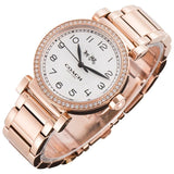Coach Madison White Dial Rose Gold Steel Strap Watch for Women - 14502398 Buy Now By Coach