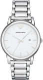 Emporio Armani Classic Luigi Quartz Silver Dial Silver Steel Strap Watch For Men - AR1854 Buy Now By Emporio Armani