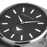 Emporio Armani Renato Quartz Black Dial Silver Steel Strap Watch For Men - AR11118 Buy Now By Emporio Armani