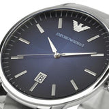 Emporio Armani Renato Quartz Blue Dial Silver Steel Strap Watch For Men - AR11182 Buy Now By Emporio Armani