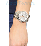 Michael Kors Layton Silver Dial Silver Steel Strap Watch for Women - MK5958