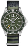Breitling Superocean Automatic 44mm Outerknown Green Dial Green Nylon Strap Watch for Men - A17367A11L1W1 Buy Now By Breitling