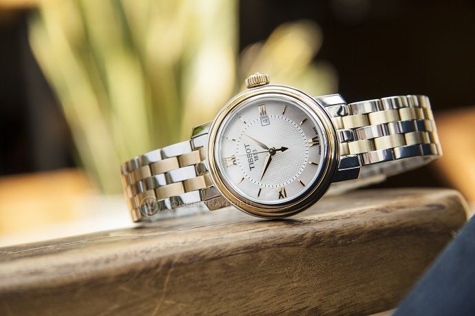 Tissot T Classic Bridgeport Lady White Mother of Pearl Dial Watch For Women - T097.010.22.118.00 Buy Now By Tissot