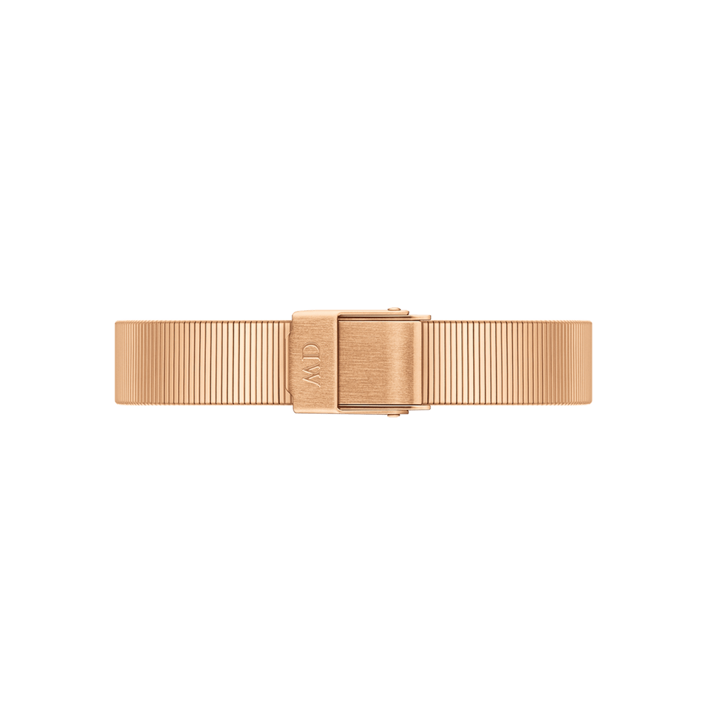 Daniel Wellington Quadro Studio White Dial Rose Gold Mesh Strap Watch For Women - DW00100517 Buy Now By Daniel Wellington