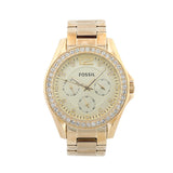 Fossil Riley Gold Dial Gold Steel Strap Watch for Women - ES3203 Buy Now By Fossil