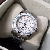 Gucci Dive Quartz White Dial Silver Steel Strap Watch for Men - YA136302 Buy Now By Gucci