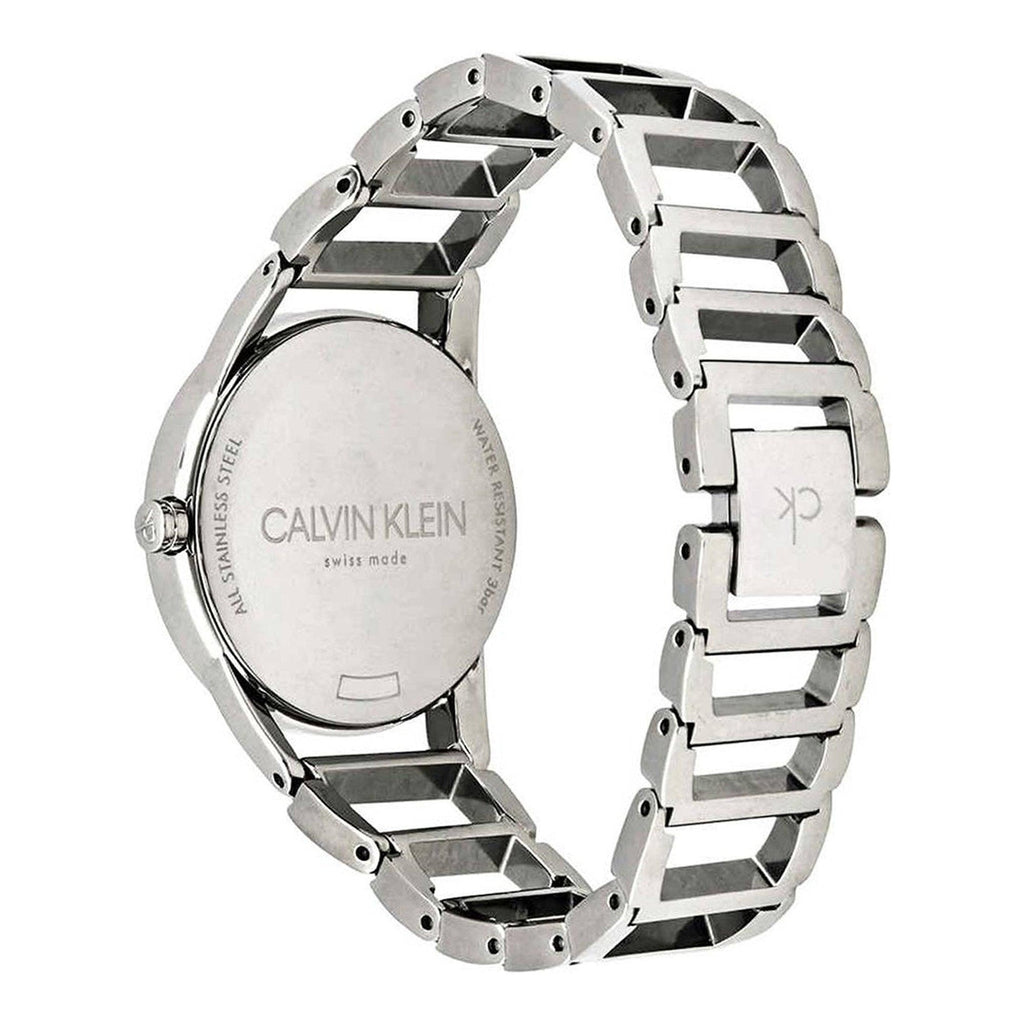Calvin Klein Stately Silver Dial Silver Steel Strap Watch for Women - K3G2312W Buy Now By Calvin Klein