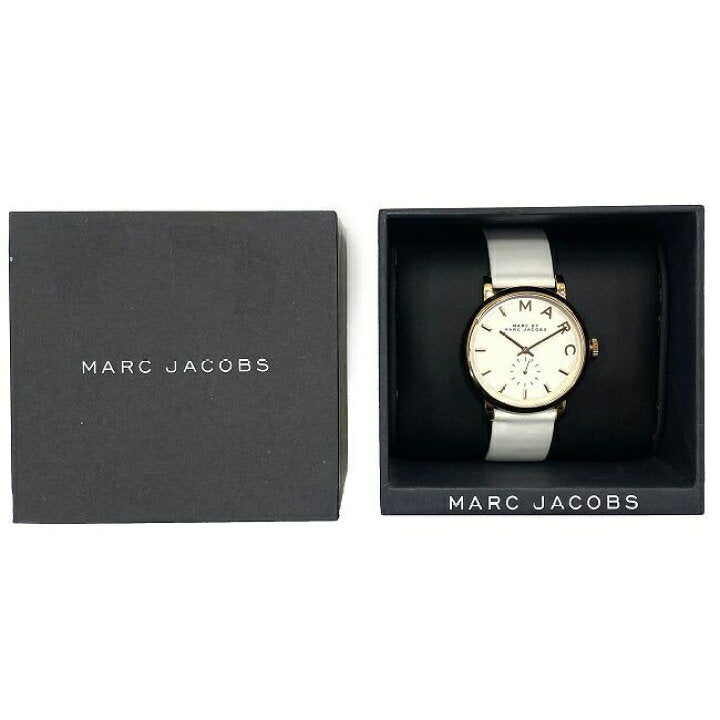 Marc Jacobs Baker White Dial White Leather Strap Watch for Women - MBM1283 Buy Now By Marc Jacobs