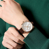 Calvin Klein Posh Chronograph White Dial Brown Leather Strap Watch for Men - K8Q376G6 Buy Now By Calvin Klein