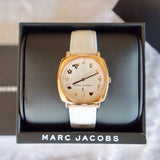 Marc Jacobs Mandy White Dial White Leather Strap Watch for Women - MJ8678 Buy Now By Marc Jacobs