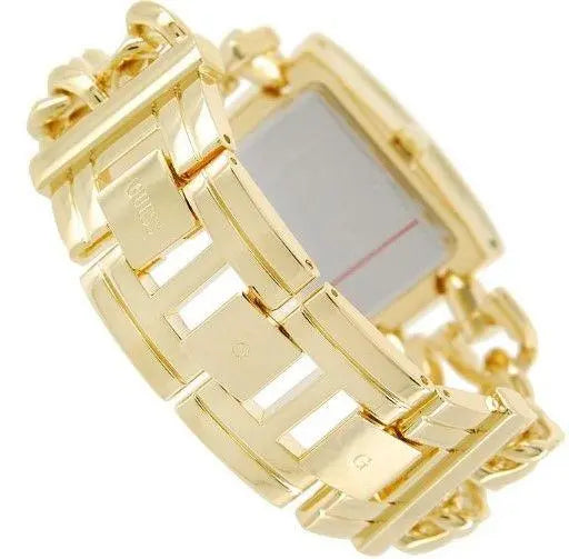 Guess MOD Heavy Metal Diamonds Gold Dial Gold Steel Strap Watch for Women - W0072L1 Buy Now By Guess