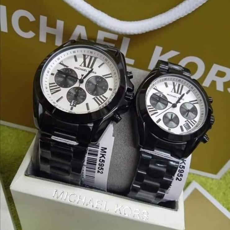 Michael Kors Bradshaw Chronograph Quartz White Dial Grey Steel Strap Watch For Men - MK5952 Buy Now By Michael Kors