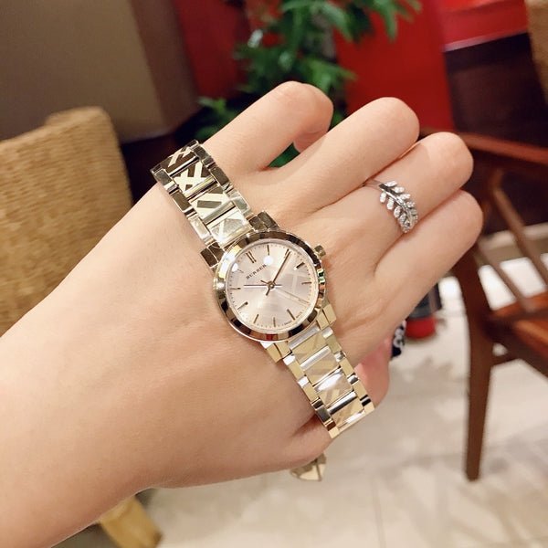 Burberry The City Gold Dial Gold Steel Strap Watch for Women - BU9234 Buy Now By Burberry