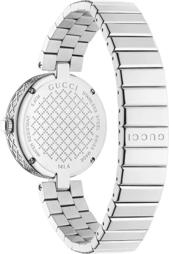 Gucci Diamantissima Quartz White Dial Silver Steel Strap Watch For Women - YA141402 Buy Now By Gucci