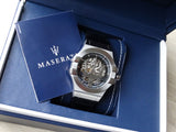 Maserati Potenza Automatic Black Dial Black Leather Strap Watch For Men - R8821108001 Buy Now By Maserati